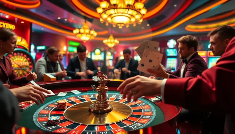 Experience thrilling gameplay at https://new88.cz/ with poker chips and roulette tables highlighting casino excitement.