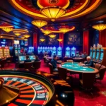 Experience the excitement of a bustling casino floor with players engaging at tables and the allure of https://new88bet.us/.