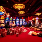 Experience the thrill of gaming at the ph33 casino with vibrant poker tables and exciting slot machines.